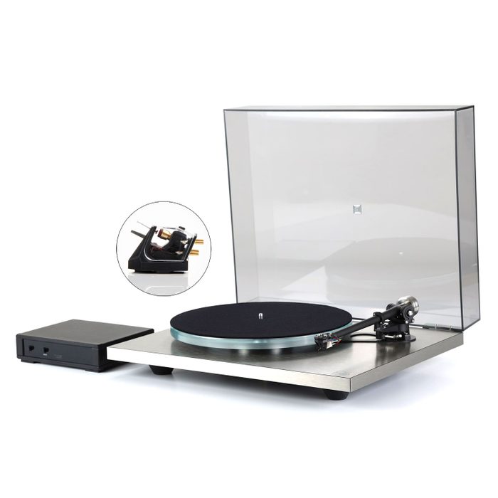 Rega Planar 6 RS + Ania Tonabnehmer + Fono MC, RB 8800 Tonarm, inklusive NEO PSU Anthrazit --- 1