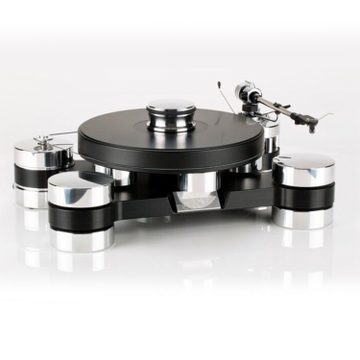 Transrotor Dark Star Silver Shadow mit TRA 9 Chrom, MC Figaro und Konstant M1 Reference