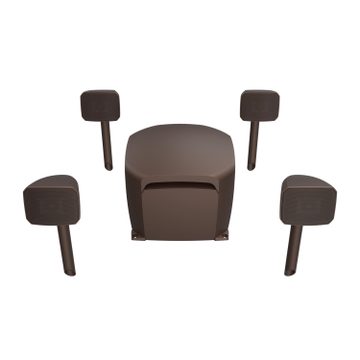 Klipsch Courtyard 4.1 Braun --- 1