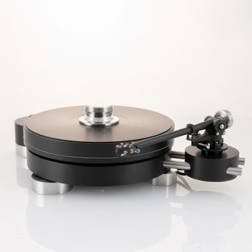 Transrotor Max Nero mit RB 330, Konstant EINS Schwarz und Transrotor Uccello