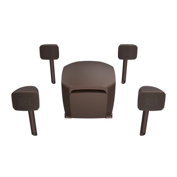 Klipsch Courtyard 4.1 Braun --- 1