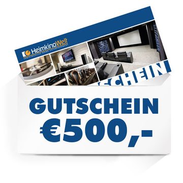 HeimkinoWelt Gutschein €500,- --- 1