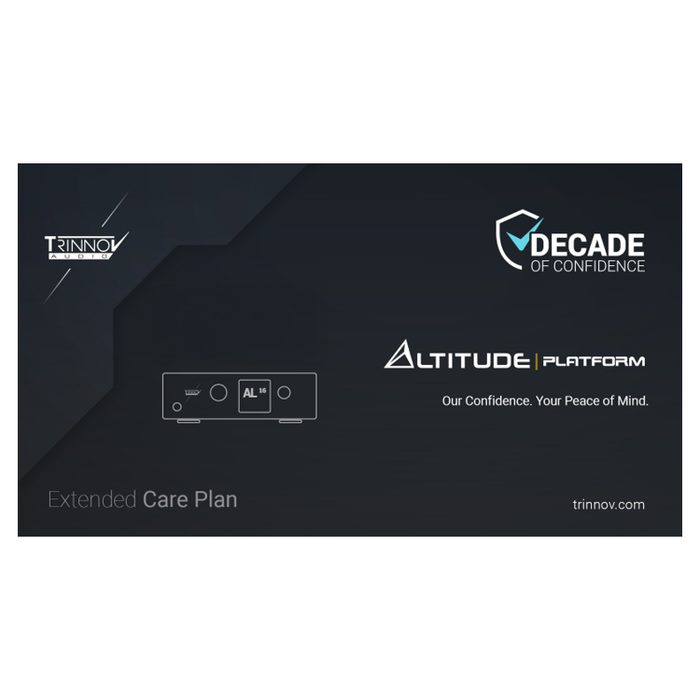 Trinnov Altitude16 Care Plan --- 1